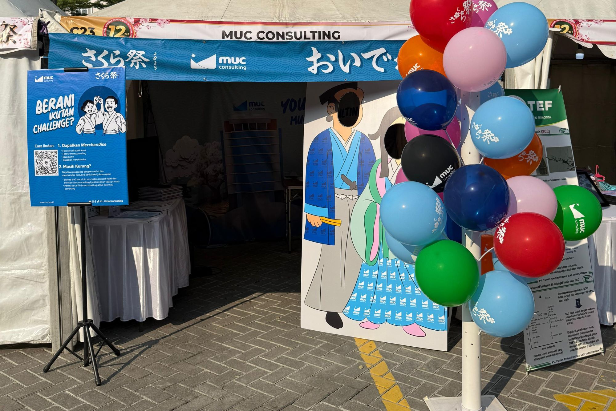 MUC Consulting Meriahkan Sakura Matsuri 2025